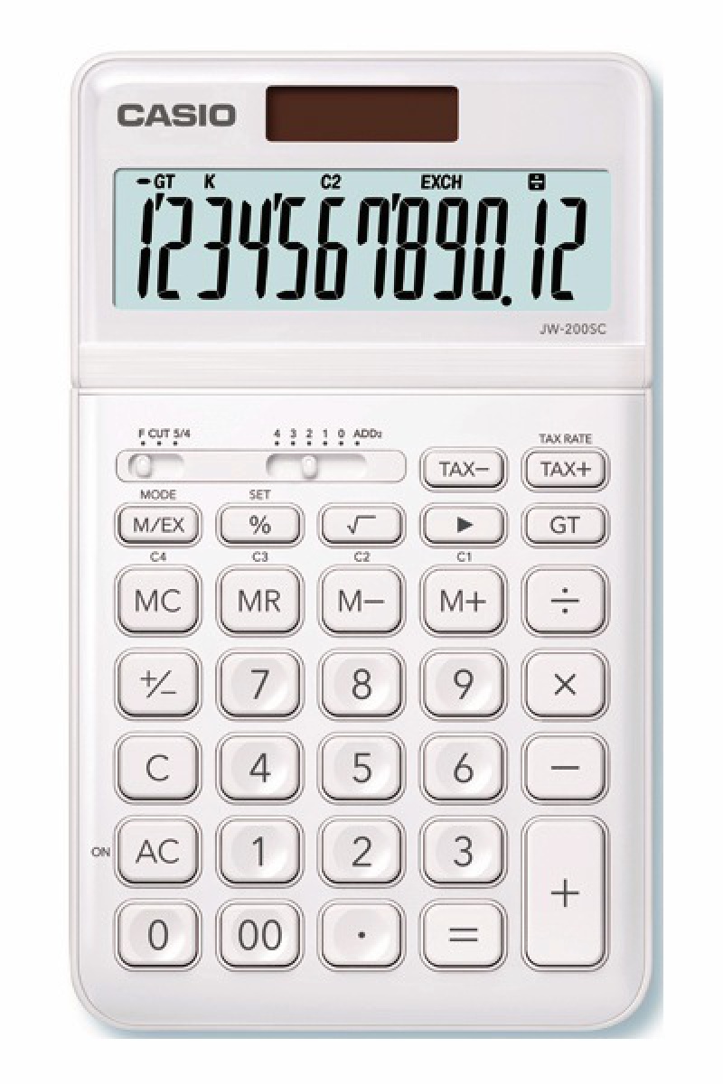 316089-346828-kalkulator_biurowy_casio_jw_200sc_we_s_12_cy-800w Kalkulator biurowy CASIO JW-200SC-WE-S, 12-cyfrowy 109x183,5mm, biały - obrazek 1
