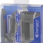 Zestaw zszywacz Nowa-35 + dziurkacz Aion-10G, pudełko z zawieszką, metaliczny szary