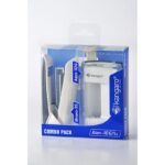 Zestaw zszywacz Nowa-35 + dziurkacz Aion-10G, pudełko z zawieszką, biały