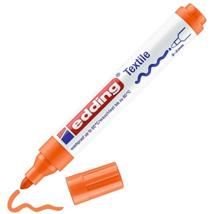 Marker tekstylny e-4500 EDDING, 2-3 mm, pomarańczowy (opakowanie 10 szt.)