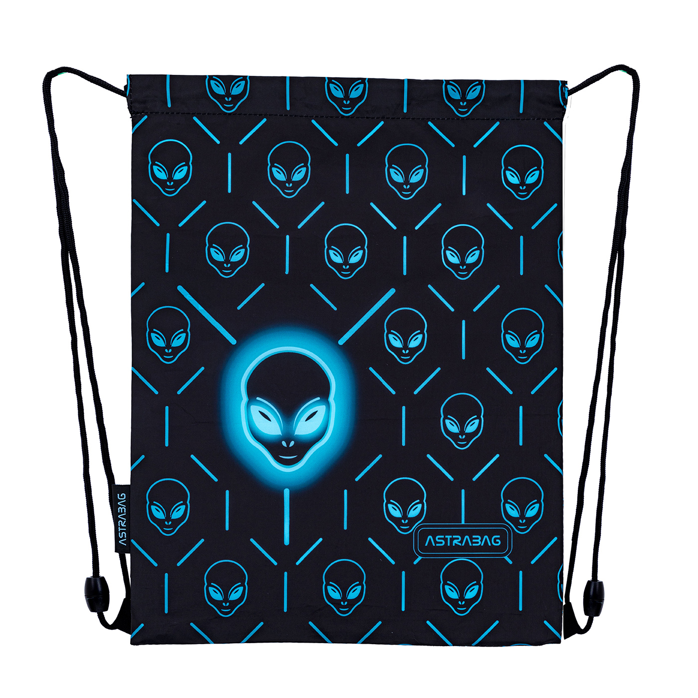 WOREK SZKOLNY NA BUTY WORKOPLECAK ASTRABAG NEON UFO, AD1 DLA CHŁOPAKA WOREK SZKOLNY NA BUTY WORKOPLECAK ASTRABAG NEON UFO, AD1 DLA CHŁOPAKA - obrazek 1