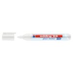 Marker do powierzchni szklanych E-95 EDDING, 1,5-3 mm, biały (opakowanie 10 szt.)