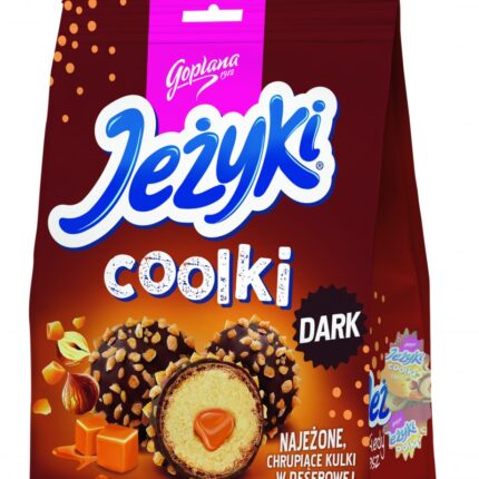 Pralinki JEŻYKI Coolki, dark, 140g (opakowanie 10 szt.)