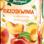 Herbata HERBAPOL ziołowo-owocowa, 20 torebek, brzoskwinia z kwiatem rumianku