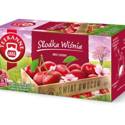 Herbata TEEKANNE World of Fruits, Słodka Wiśnia, 20 kopert