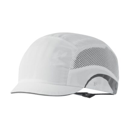 Lekka czapka ochronna HardCap Aerolite®, 2,5cm daszek, biała (opakowanie 20 szt.)