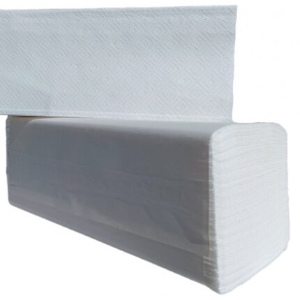 Ręczniki składane ZZ celulozowe OFFICE PRODUCTS, 2-warstwowe, 3000 listków, 20szt., białe