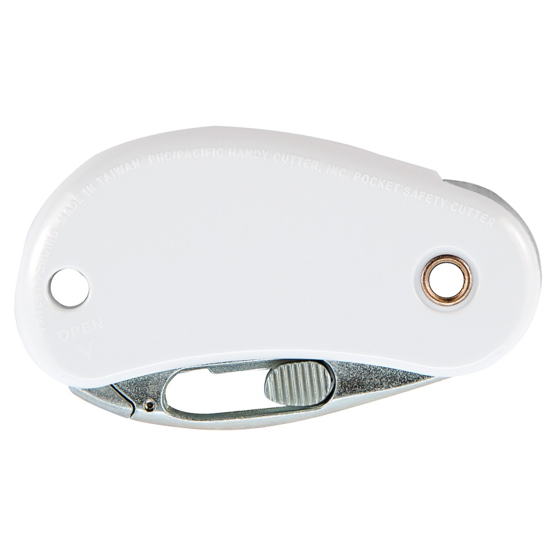 323486-352936-noz_bezpieczny_skladany_psc2_bialy-800w-1 Nóż bezpieczny, składany PSC2, biały (opakowanie 12 szt.) - obrazek 1