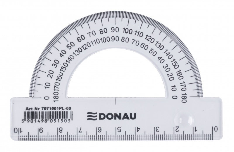 324375-15196-katomierz_donau_10cm_180_transparentny-800w-1 Kątomierz DONAU, 10cm, 180°, transparentny (opakowanie 50 szt.) - obrazek 1