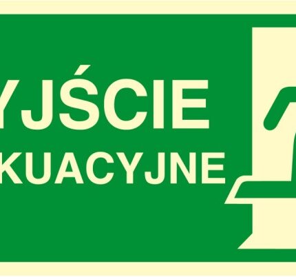Znak TDC, Kierunek do wyjścia ewakuacyjnego – w prawo 2