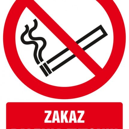 Znak TDC, Zakaz palenia tytoniu
