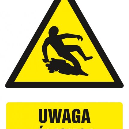 Znak TDC, Uwaga ślisko
