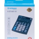 Kalkulator biurowy DONAU TECH OFFICE, CI-CMB801BK, 8-cyfr. wyświetlacz, wym. 137x101x30mm, czarny