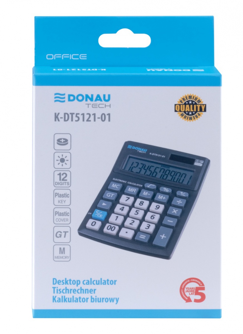 327105-349975-kalkulator_biurowy_donau_tech_office_12_cyfr-800w-1 Kalkulator biurowy DONAU TECH OFFICE, CI-CMB1201BK, 12-cyfr. wyświetlacz, wym. 137x101x30mm, czarny - obrazek 1
