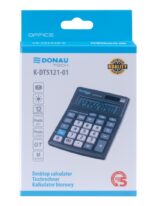 Kalkulator biurowy DONAU TECH OFFICE, CI-CMB1201BK, 12-cyfr. wyświetlacz, wym. 137x101x30mm, czarny