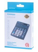 Kalkulator biurowy DONAU TECH OFFICE, CI-CMB1201BK, 12-cyfr. wyświetlacz, wym. 137x101x30mm, czarny - obrazek 6