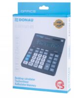 Kalkulator biurowy DONAU TECH OFFICE, CI-CDB1601BK, 16-cyfr. wyświetlacz, wym. 201x155x35mm, czarny - obrazek 6