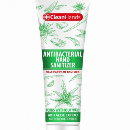 Antybakteryjny żel do rąk CLEAN HANDS, z aloesem i prowitaminą B5, tuba, 50 ml