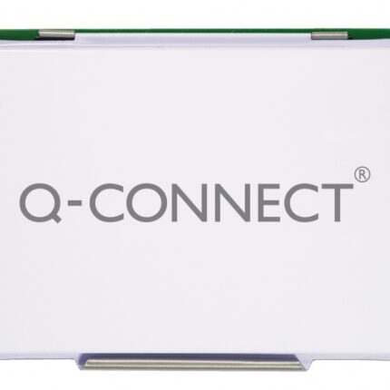 Poduszka do stempli Q-CONNECT, z tuszem, 110x70mm, metalowa, zielona