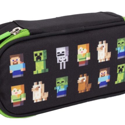 Saszetka-piórnik AC5, MINECRAFT MULTI CHARACTERS