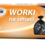 Worki na śmieci GROSIK, HDPE, 35l, 50 szt., czarne