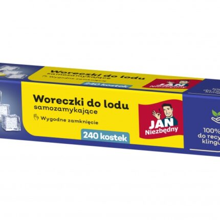 Woreczki do lodu JAN NIEZBĘDNY, pudełko 240 szt.