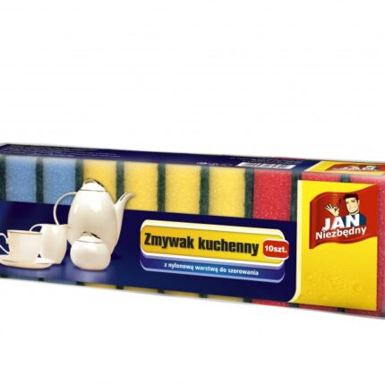 Zmywak JAN NIEZBĘDNY, 10 szt., mix kolorów