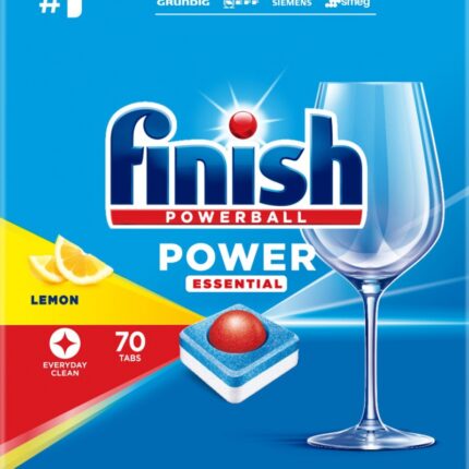 Tabletki do zmywarki FINISH Power Essential, 70szt., lemon