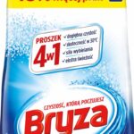 Proszek do prania BRYZA, 4w1 biały 5,85 kg, 90 prań