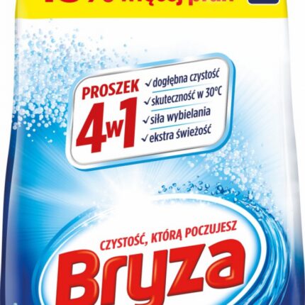 Proszek do prania BRYZA, 4w1 biały 5,85 kg, 90 prań