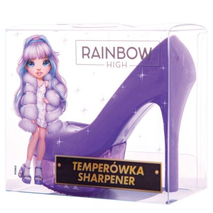 Temperówka w kształcie bucika 88 mm, pvc box z eurozawieszką 1 szt. - Rainbow High