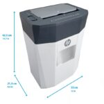Niszczarka HP ONESHRED Auto 80CC, biało-szara - obrazek 19