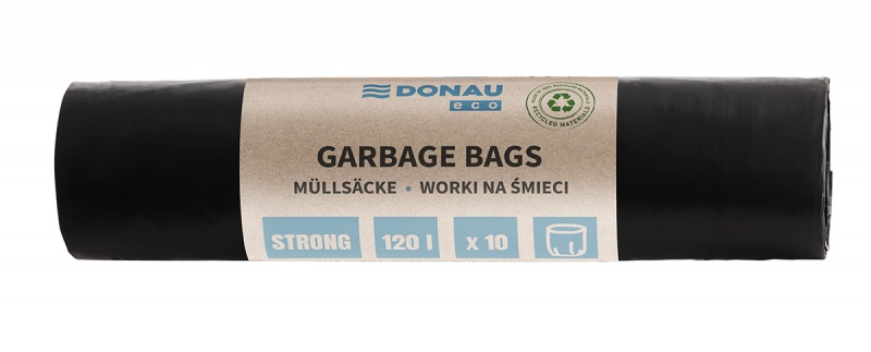 333441-362663-worki_na_smieci_donau_eco_mocne_ldpe_120l_10-800w Worki na śmieci DONAU ECO, mocne (LDPE), 120l, 10 szt., czarne - obrazek 1
