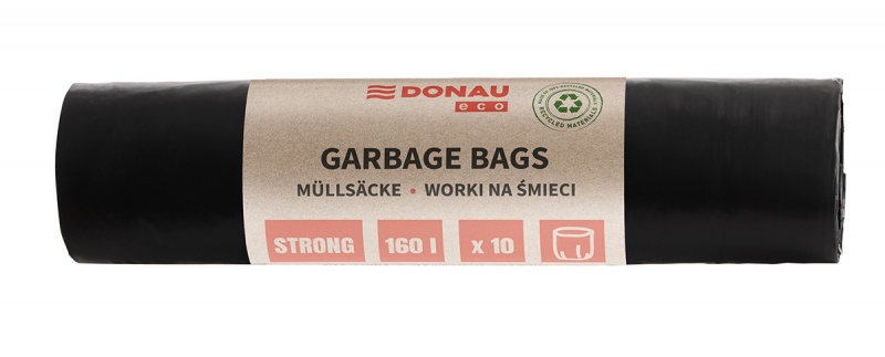333443-362664-worki_na_smieci_donau_eco_mocne_ldpe_160l_10-800w Worki na śmieci DONAU ECO, mocne (LDPE), 160l, 10 szt., czarne - obrazek 1