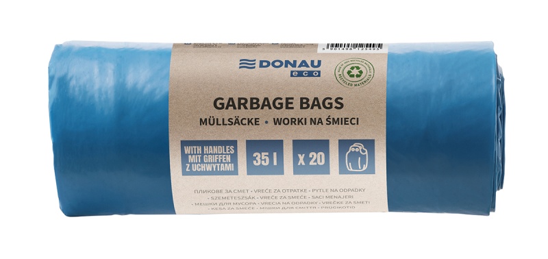 333447-362666-worki_na_smieci_donau_eco_z_uchwytami_knotie-800w Worki na śmieci DONAU ECO, z uchwytami Knoties, 35l, 20 szt., niebieskie - obrazek 1