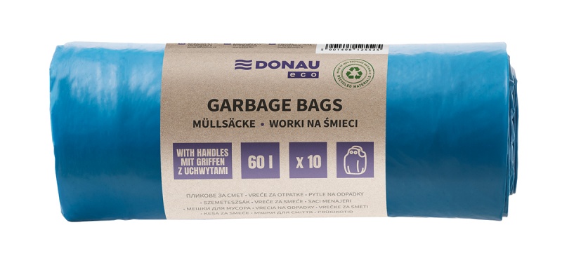 333449-362667-worki_na_smieci_donau_eco_z_uchwytami_knotie-800w Worki na śmieci DONAU ECO, z uchwytami Knoties, 60l, 10 szt., niebieskie - obrazek 1