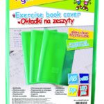 Okładka na zeszyt GIMBOO, krystaliczna, A5, 150mikr., zielona (opakowanie 25 szt.)