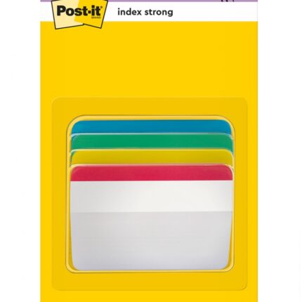 Zakładki indeksujące POST-IT® do archiwizacji (686-A1), PP, wygięte, 50,8x38mm, 4x6 kart., mix kolorów