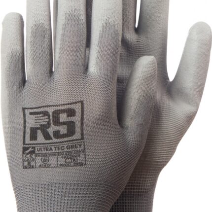 Rękawice RS ULTRA TEC GREY, dziane, rozm.6, szare (opakowanie 12 szt.)