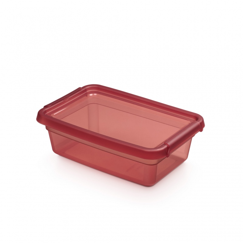 336086-363668-pojemnik_do_przechowywania_moxom_basestore_c-800w-1 Pojemnik do przechowywania MOXOM BaseStore Color, 3l, rhubarb, transparentny różowy - obrazek 1