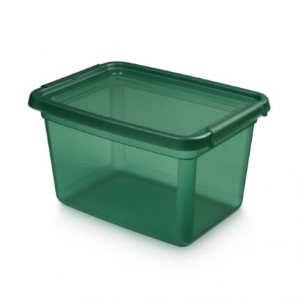 Pojemnik do przechowywania MOXOM BaseStore Color, 15l, pine, transparentny zielony