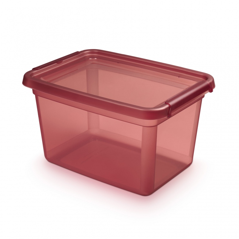 336101-363671-pojemnik_do_przechowywania_moxom_basestore_c-800w Pojemnik do przechowywania MOXOM BaseStore Color, 15l, rhubarb, transparentny różowy - obrazek 1