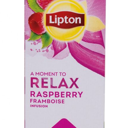 Herbata LIPTON Feel Good Selection, Relax, malina, 25 kopert