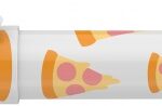 Pióro kulkowe SCHNEIDER Voice, M, pizza lover, szare