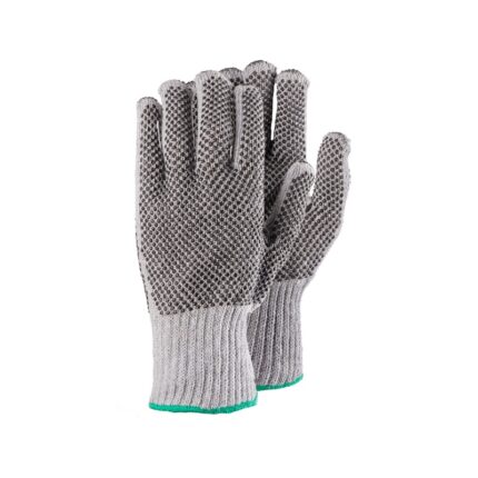 Rękawice dziane RS Eco Gripper, kropkowane, rozm. 10, szare (opakowanie 12 szt.)
