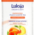 Kremowe mydło w płynie LUKSJA, brzoskwinia, zapas 900ml