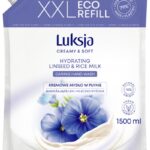Kremowe mydło w płynie LUKSJA, len, zapas 1500ml