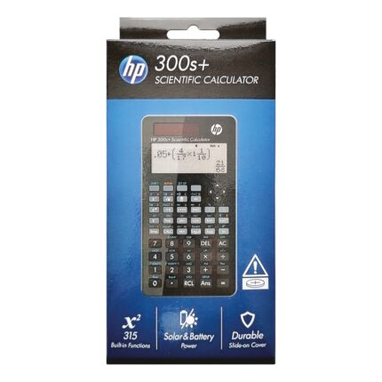 Kalkulator naukowy HP-300SPLUS/INT BX, 315 funkcji, 155x84x20mm, czarny