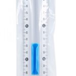 Linijka aluminiowa KEYROAD, z uchwytem na ołówek, 40cm, blister, mix kolorów