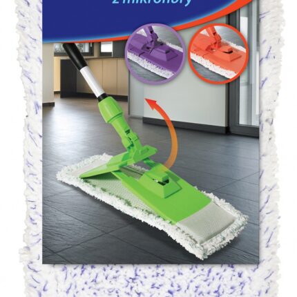 Mop GROSIK, uniwersalny z mikrofibry, wkład, 1 szt. mix kolorów